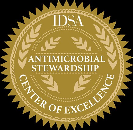 Infectious Diseases Society of America ASP Center of Excellence emblem