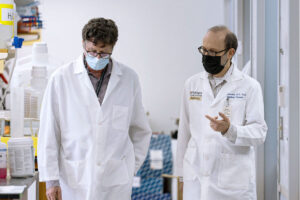 David Curiel, MD, PhD and Michael Diamond, MD, PhD, received the Chancellor’s Award for Innovation and Entrepreneurship