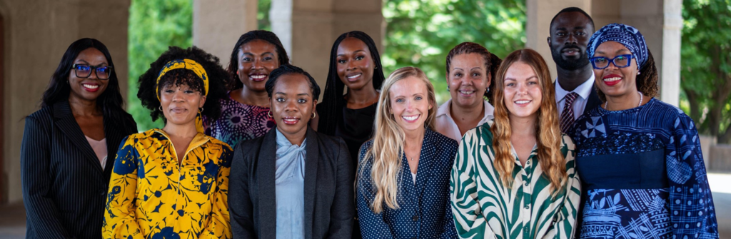 (Back row l-r) Dr. Funto Olusanya, Dr. Temi Ojo, Chiyere Arinze, Dr. Maria Afadapa, Chidi Okafor
(Front row l-r) Ekene Kokelu, Nkiru Obodoechina, Emily Haglin, Alexis Engelhart, Dr. Juliet Iwelunmor