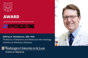 Henderson receives a Hypothesis Fund award for Bacterial Infection Research