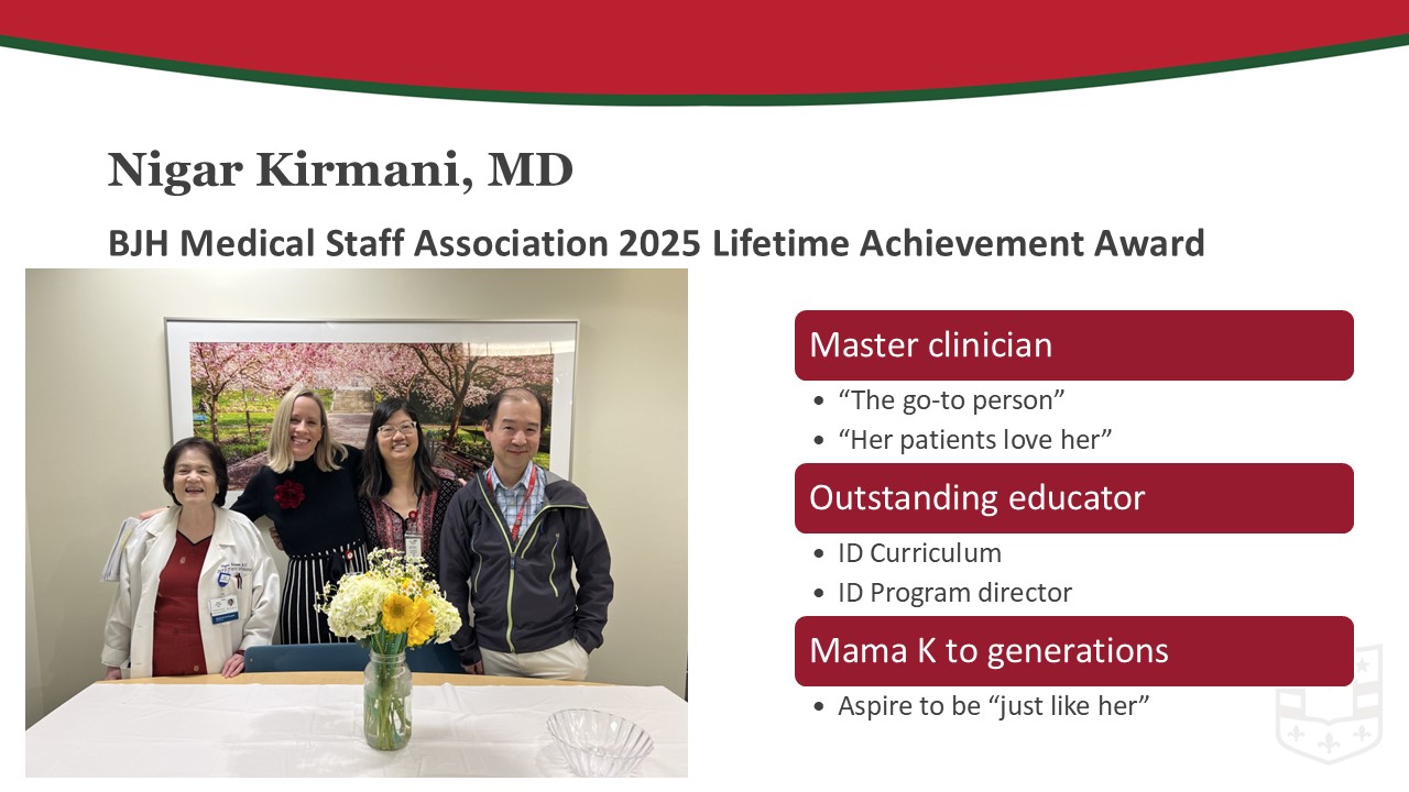 Kirmani Receives Lifetime Achievement Award
