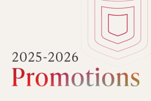2025-2026 Academic Year – Faculty Promotions