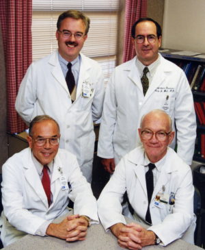 Gerald Medoff, MD, William Powderly, MD, Gary Weil, MD, and Russ Little, MD