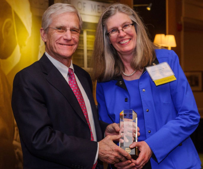 Dr. Fraser, the Adolphus Busch Professor of Medicine, head of the Department of Medicine at Washington University and physician-in-chief at Barnes-Jewish Hospital, received the award March 17 during the Missouri State Medical Association’s annual conference in St. Louis.