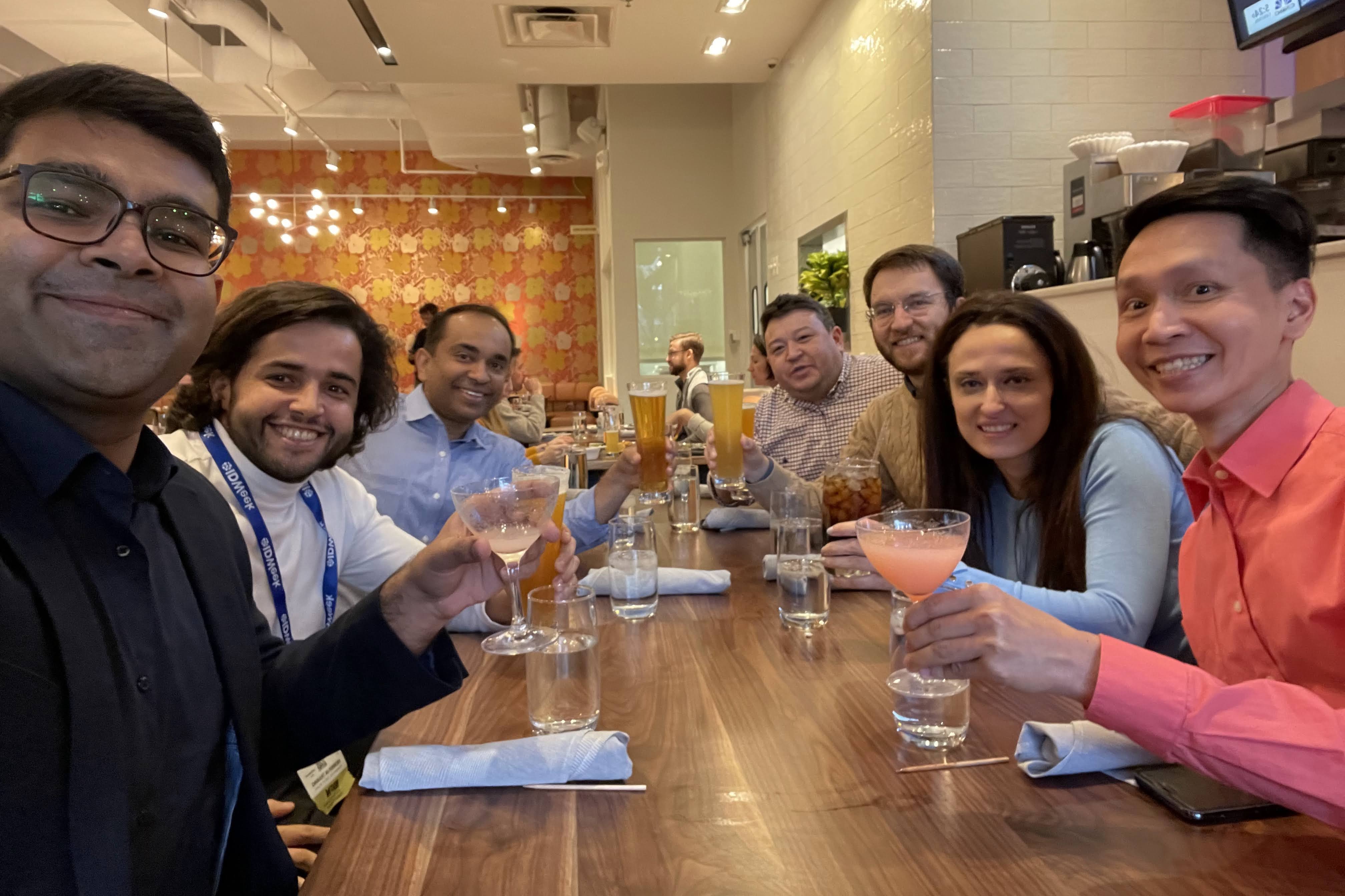 ID Fellows celebrated poster presentations with fellowship program directors at IDWeek 2022.