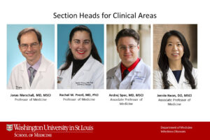 Four section head appointments announced for the clinical side of ID Division